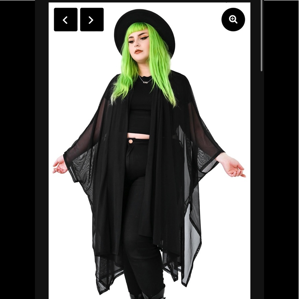 Foxblood Lilith Mesh Cloak